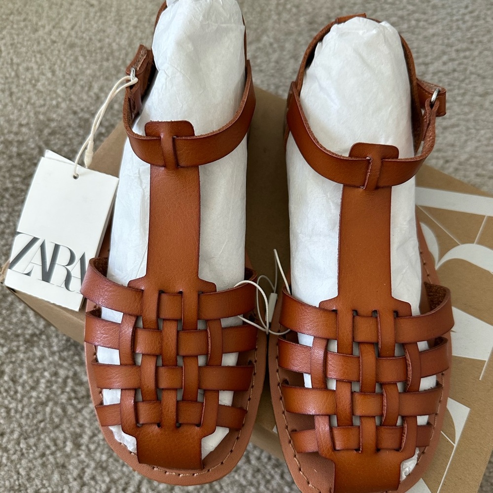 Zara sandals girls US 2 1/2